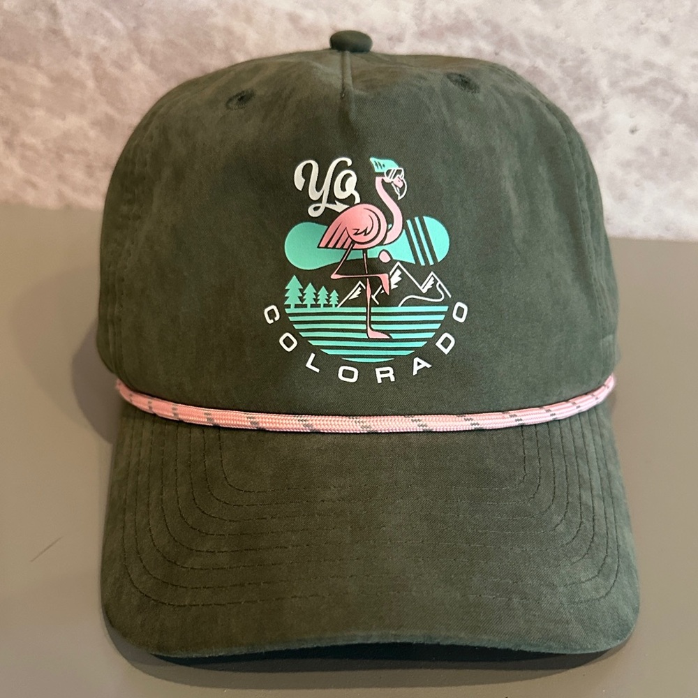 Green Flamingo Colorado Cap